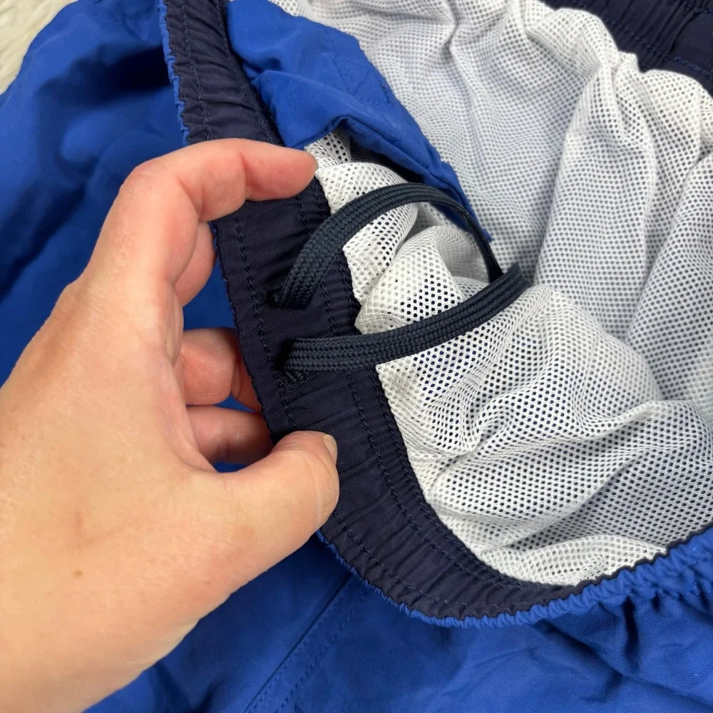 L.L. Bean Men's M Cobalt Blue Swim Trunks Shorts Mesh Brief Liner Swim Beach